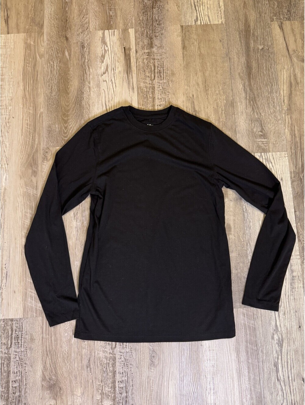 Goodfellow & Co Men’s Everywear Tee Long Sleeve Black Shirt Size Small S Casual